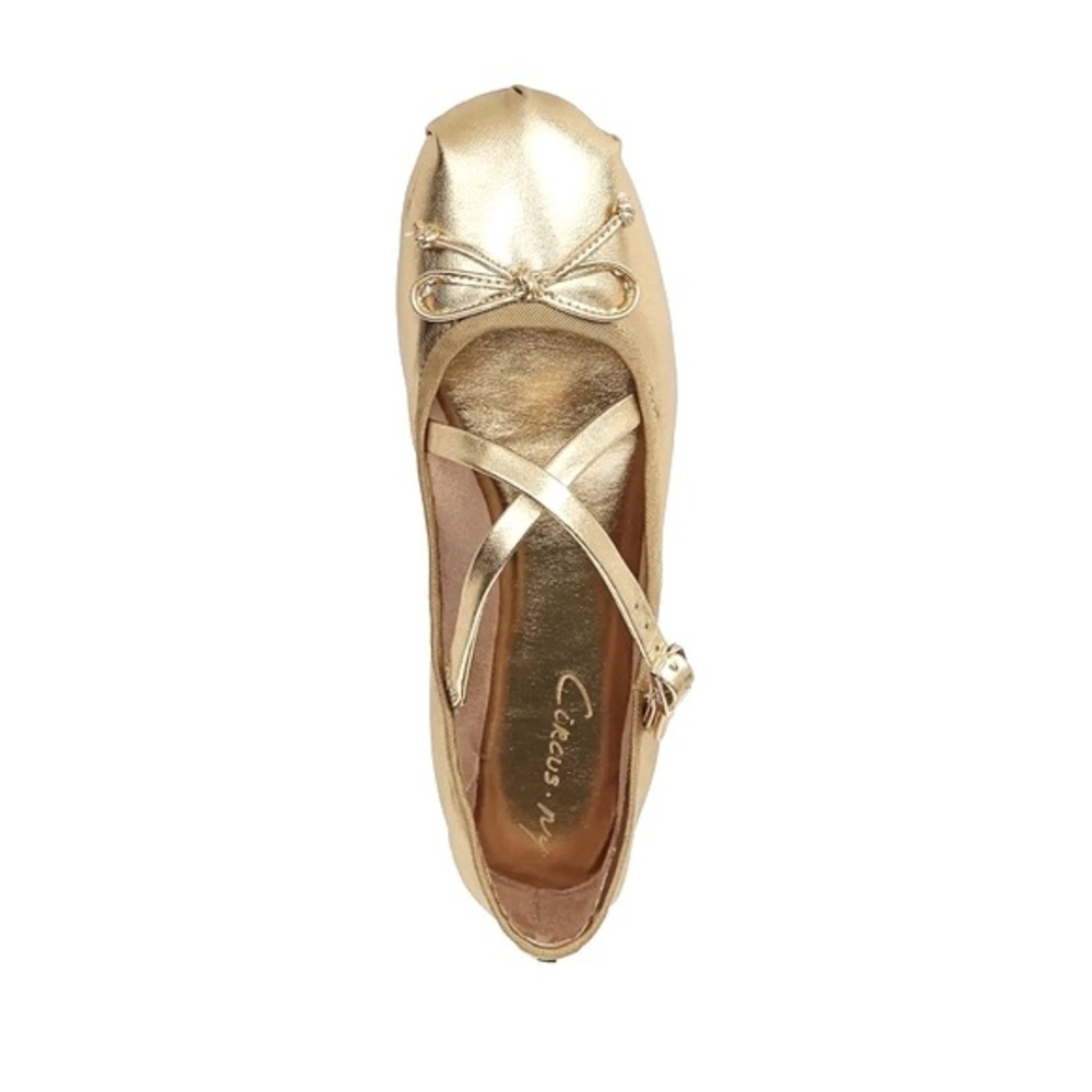 Circus Ny by Sam Edelman Zuri Satin Cross-Strap Ballet Flats 8M - Picture 14 of 16